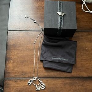 Emporio Armani Silver Necklace for Women